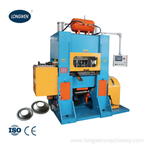 Metal packaging machine making line stamping punch press